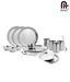 Mosaic Stainless Steel Dinner Set - 16 Pcs