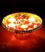 Treasure Hunt Designer Golden Bowl with Free Floating Candles - 4 Pcs