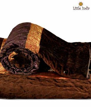 Little India Soft & Comfy Velvet Single Bed Quilt