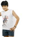 SDL By Sweetdreams White & Navy Blue Night Suit For Kids