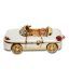 MNC Sparkling White Car Shaped Trinket Box
