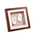 Baby Memory Prints 3D Frame - Mahogany