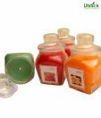 Litstick Glass Jar Perfumed Candle
