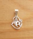 Designer Silver Artistically Designed Sterling Silver Ganesha Pendant