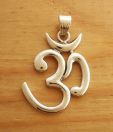 Designer Silver Sterling Silver Om Pendant