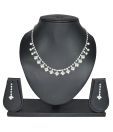 Diovanni CZ & Pearl Regal Necklace Set