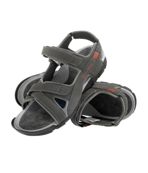 Buy Quechua Arpenaz Sandal 50 Man Grey Hiking Footwear 8127793 for Men ...