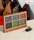 Aapno Rajasthan Stone Framed key Hanger