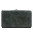 1Bolzo Dark Green Leatherite  V11510 Clutch