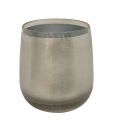 Plumeria Silver Grey Waste Basket- 1 pc