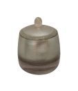 Plumeria  Silver Grey Colour Cotton Swab Container