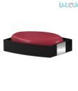 Plumeria  Classy Black Soap Dish