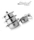 Steelcraft Euro Casserole Small 1 Pcs With Lid