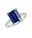 AG Rare Blue Diamond Ring