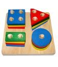 Kinder Creative Shapes & Colours Stacking Board