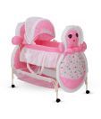 Delia Cute Face Baby Bassinet-Pink