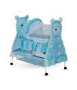 Delia Baby Teddy Face Bassinet-Blue