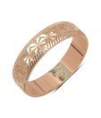 Johareez Designer Gold Plated Stainless Steel Band Ring