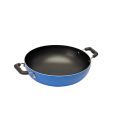 Apricoat Black & Blue Deep Kadhai - 2 Litre
