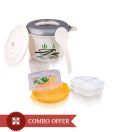 Nayasa Microwavable Idli Maker & Rice Cooker Set