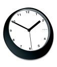 NeXtime Black Balance Wall Clock