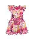 ShopperTree Vibrant Multicolor Flower Dress For Kids