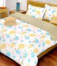 Bombay Dyeing-La Rosa 100% Cotton Bed Sheet with 2 Pillow Covers