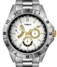 Timex White Round Dial Watch