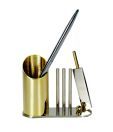 Antraa Cricket Table Top Showpiece With Pen Holder