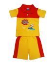Baby Pierregi Red & Yellow Boys Suit For Kids