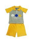 Baby Pierregi Yellow & Grey Boys Suit For Kids