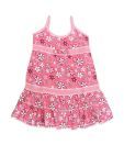 Vintage Angels Floral Pink Dress For Kids