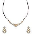 Oleva Flower Shaped Mangalsutra Set