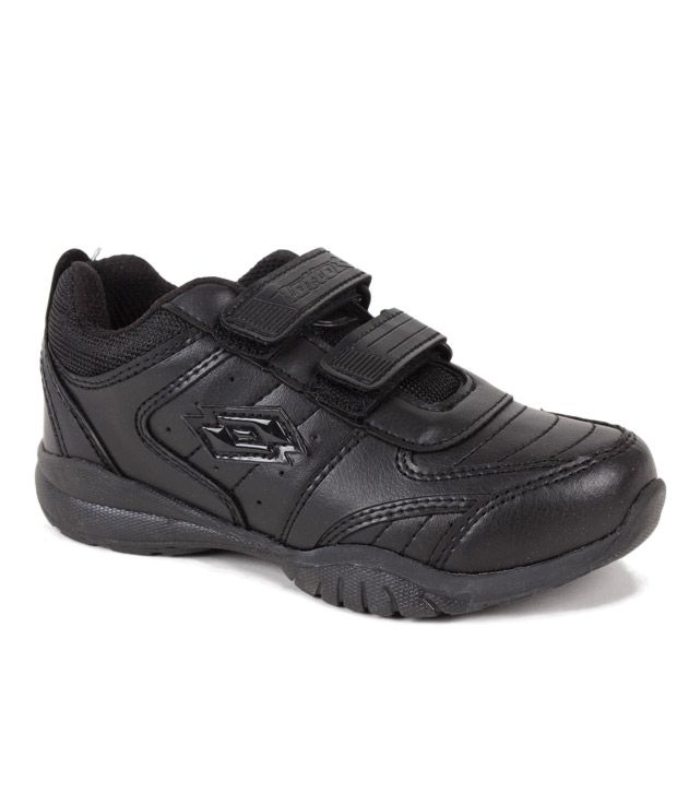 puma black velcro school shoes