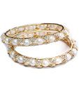 Nisa Pearls Exclusive Pair of Pearl & AD Bangles