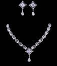 Magan CZ Delight Necklace Set
