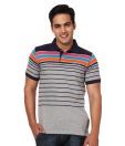 Palm Beach Grey & Navy Polo T-Shirt