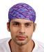 Etchs Purple & Blue Abstract Print Bandana