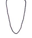Addons Red & Blue Beaded Single Strand Necklace