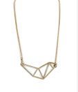 Addons Abstract Gold Finished Pendant