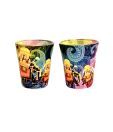 Tungs10 Paisley Fusion Shot Glass Pair
