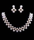 Magan Pearls Opulent Fresh Water Pearl Necklace Set