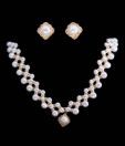 Magan Pearls Pretty Fresh Water Pearl Necklace Set