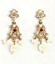 Touchstone Festive Kundan Earrings