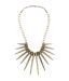 Art Mannia Spiky Antique Silver Neckpiece