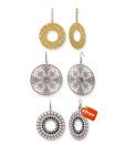Lazreena Pretty Pattern Three Earrings Combo