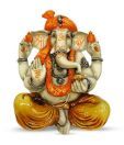 Earth Home Decor Pagdi Ganesha Statue