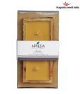 Fragrance World India Wooden Bowl Lavender Candles