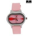 Calvino Stylish Oval Pink Watch