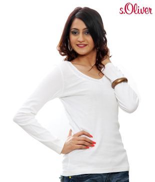 S.Oliver Serene White Top (14.009.31.2668)